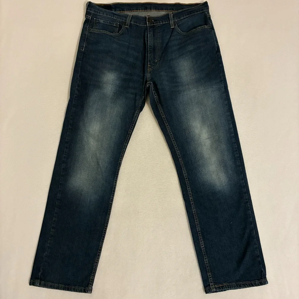 Levis 559 Relaxed Straight‎ Jeans Mens 38x32 (Fits 38x31) Dark Wash Denim Pants